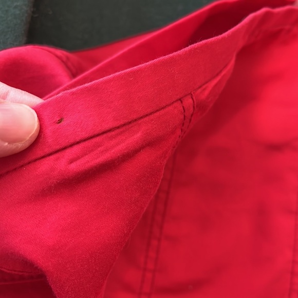 J. Crew 2000’s coral cotton a line skirt size 12 - Picture 6 of 10